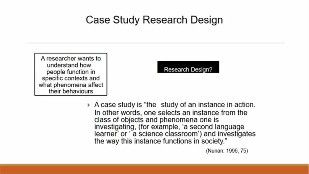 define case study research